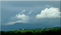 SD7474 : Rain clouds clearing off Ingleborough by Karl and Ali