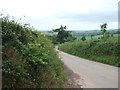 Road east from Leachway Lane Cross