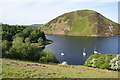 Boats moored on Llyn Clywedog