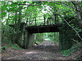 Disused railway bridge near Cross Inn