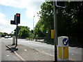 The junction of A535 and High Street, Sandbach