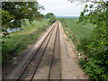 Railway north of Monks Lane