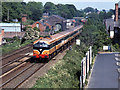 Train leaving Lisburn station