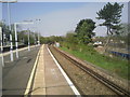 Looking up the line at Kent House station