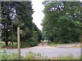 Footpath & entrance to Sheep Drift Farm