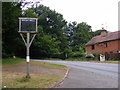 Brightwell Road & Brightwell Village sign