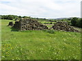 Distressed Wall beneath Slipper Hill Reservoir