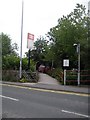 Outwood Station platform entrance