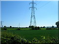 Farmland east of the A169