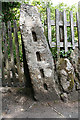 Lustleigh: old gatepost