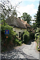 Lustleigh: thatching in progress