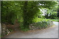 Path alongside the B4070, north of Foston