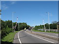 ST0382 : Level crossing on the A473 near Pontyclun by Gareth James