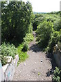 Former railway line near Llantrisant