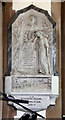 St John the Evangelist, Havering atte Bower - Wall monument