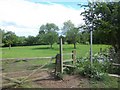 Footpaths leave the road