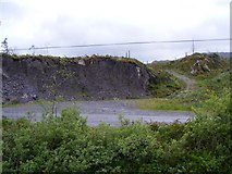 W1066 : Quarry beside R548 - Garrynapeaka Townland by Mac McCarron