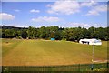 ST7165 : Cricket pitch at Newbridge by Steve Daniels