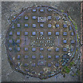 J5383 : Manhole cover, Groomsport by Rossographer