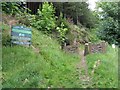 Entrance to Kilvey Community Woodland from St. Thomas