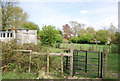 Kissing gates on the Greensand Way link path