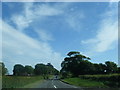 Road approaching Pentre Meyrick from the north