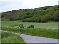 W1330 : Cutting grass for silage - Drishanebeg Townland by Mac McCarron