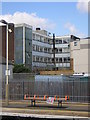 Derelict offices, from Norwood Junction station