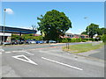 Looking from Stow Crescent into Highland Road