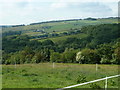 Field and valley views south of the A619