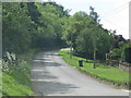 Road approaches Lime Kiln bungalow