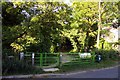 Kissing gate to the Horspath Parish Council Wildlife Conservation Area