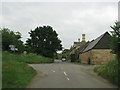 Road junction in Barton-on-the-Heath