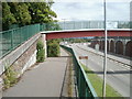 Footpath alongside the A472 from Clarence Place to Rockhill Road, Pontypool