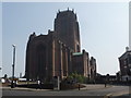 SJ3589 : Liverpool: the Anglican cathedral from across Upper Duke Street by Chris Downer