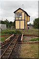 TG3018 : Preserved signal box near Hoveton and Wroxham station by Glen Denny