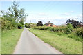 Gailey Lea lane going past Gailey Lea farm