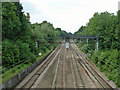 Railway west of Gidea Park