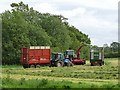 Silage making at Lambfield Farm