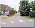 Lane to Village Hall off Wilkinson Drive