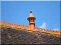 TQ5409 : Chimney at Clifton Farm stables by Oast House Archive