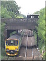 SP1081 : Class 150 approaches Hall Green Station by Michael Westley