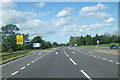 Turnoff from the A90 road to Careston