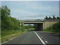 The B4022 passing under the A40