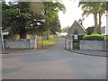 Cemetery entrance