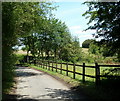 Hazelhurst Lane near the corner at Lightwood