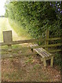 TM2456 : Stile of the footpath to Chimer's Lane & Hall Road by Geographer