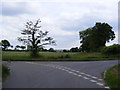 Lane junction on Rookery Road