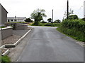 Leitrim Road at its junction with the B27 (Moyad Road)