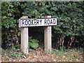 Rookery Road sign